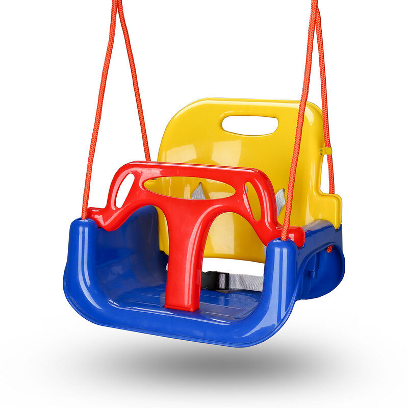 foto del prodotto randaco swanew altalena per bambini altalena per bambini in plastica panca altalena 3 in 1 seggiolino per bambini spiellaeug