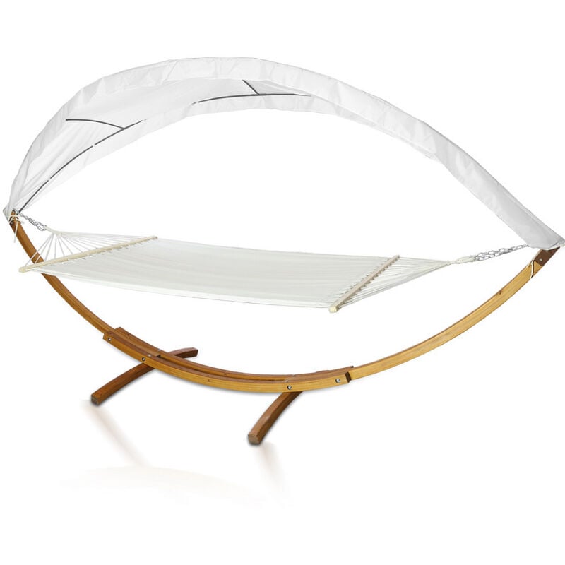 foto del prodotto randaco swanew amaca con supporto resistente alle intemperie supporto per amaca in legno di larice letto mobile da giardino per 2 persone