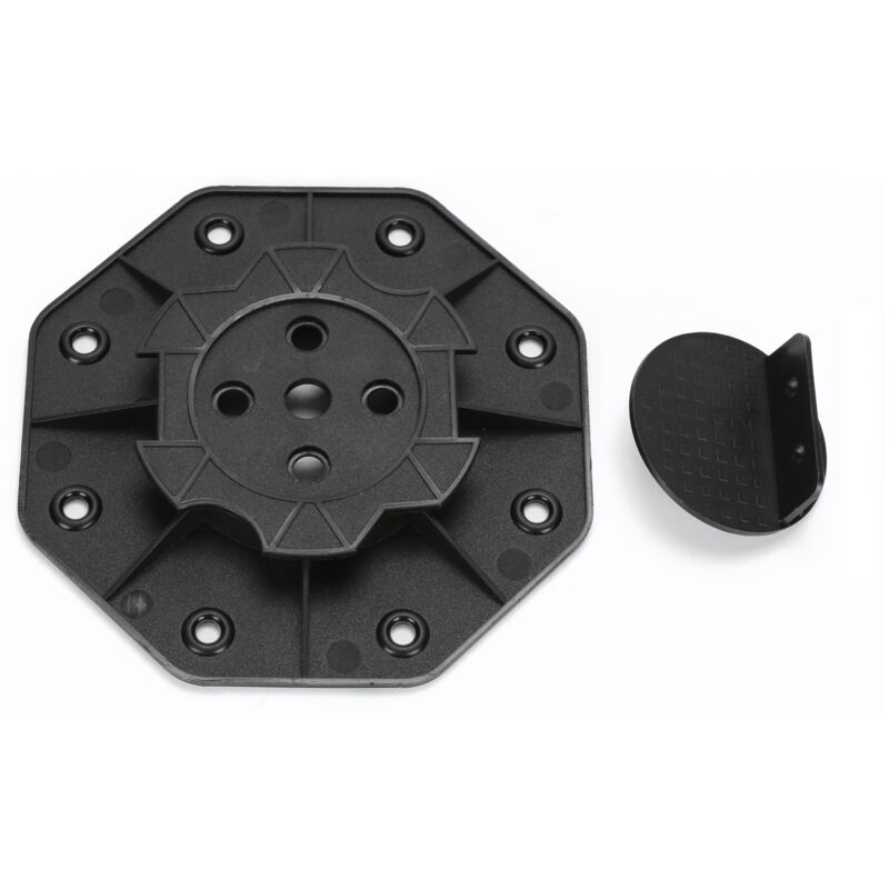 foto del prodotto randaco swanew base di appoggio per terrazzo regolabile con piedistallo di livellamento cuscinetto base base per legno wpc 18 30 mm 50 pezzi