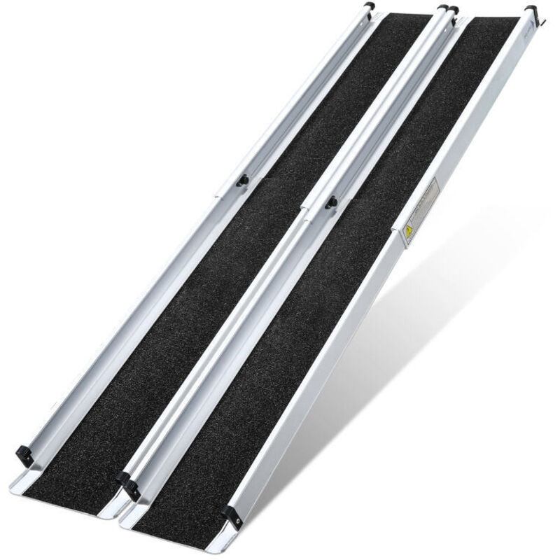 foto del prodotto randaco swanew rampa per sedie a rotelle rampa di carico portatile in alluminio 183cm rampa di accesso per valigie capacit 300kg