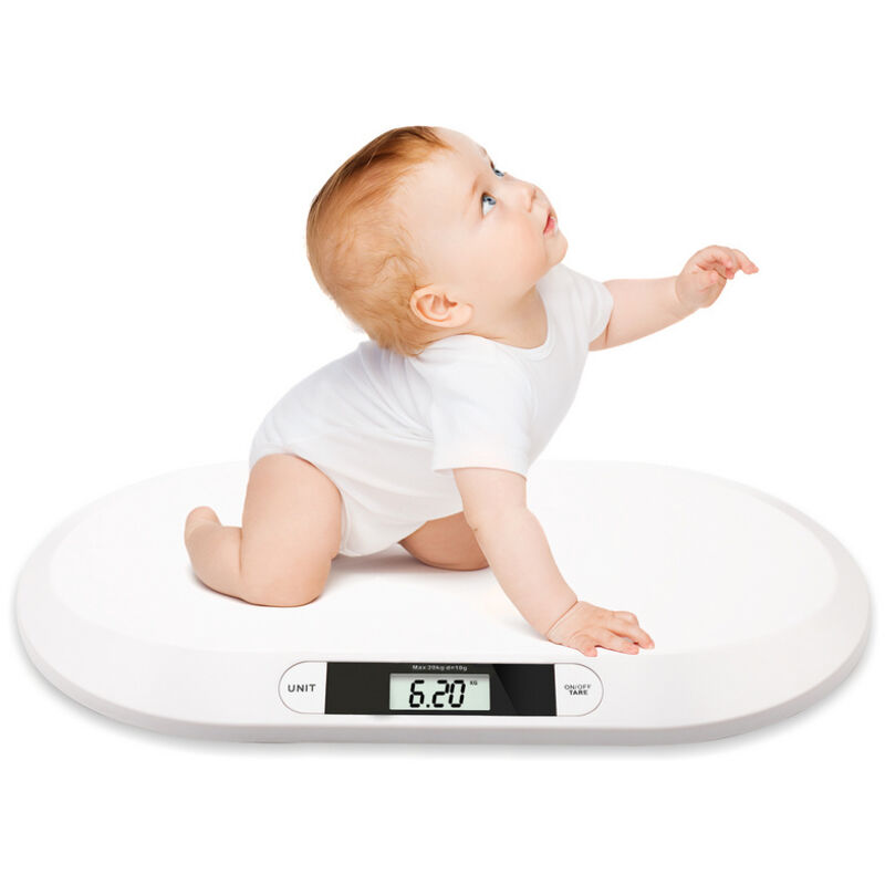 foto del prodotto randaco swanew scale per bambini incorniciate per bambini bilance per bambini batterie per bambini digitali fino a 20 kg di scale per bambini