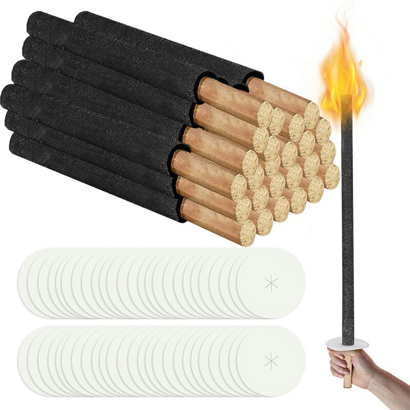 foto del prodotto randaco torcia da giardino, set di 10, lampada a olio per esterni