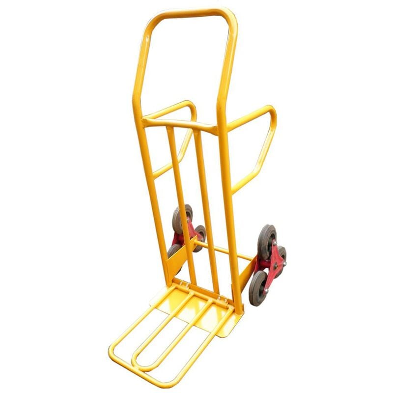 foto del prodotto ranieri carrello trasporto scale max 250kg in acciaio sturdy arancio
