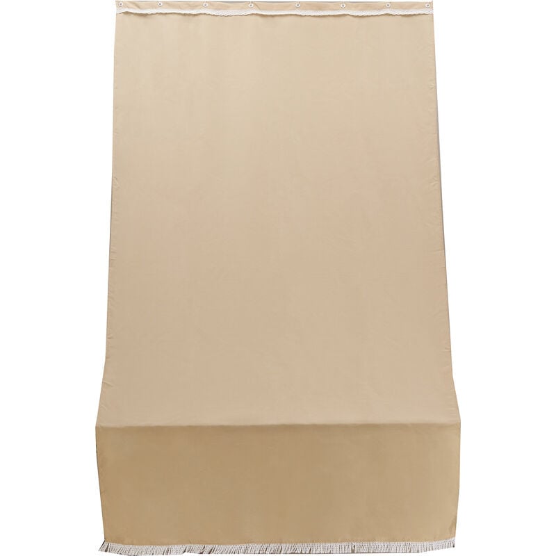 foto del prodotto ranieri tenda da sole per sormonto 140x250 cm in poliestere con anelli beige