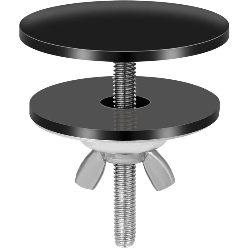 foto del prodotto rapanda altri accessori per lavello copriforo per rubinetto nero, copriforo per rubinetto lavello in acciaio inossidabile da 5 cm copriforo per