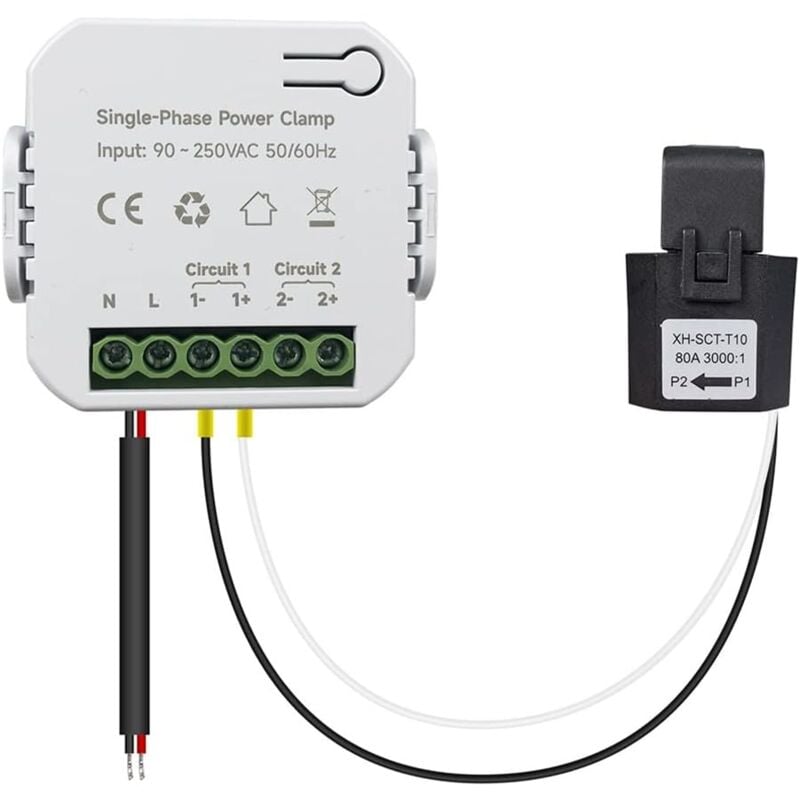 foto del prodotto rapanda apriporta garage wifi, controllo app, telecomando, supporta alexa google home, gateway zigbee2mqtt richiesto, 1pc