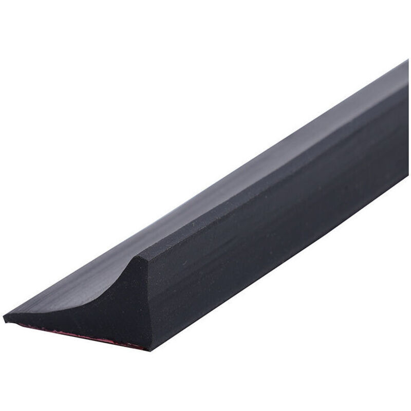 foto del prodotto rapanda - barriera doccia in silicone da 100 cm, barra di sicurezza autoadesiva antitrabocco, barriera per doccia, barriera per doccia pieghevole per pavimento del bagno - nero