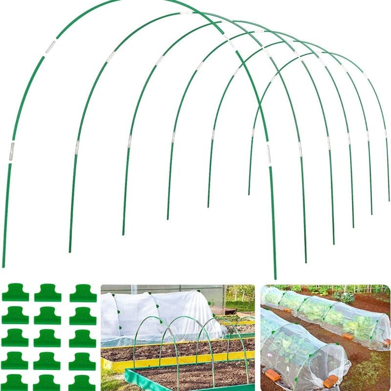 foto del prodotto rapanda cerchi per serra a tunnel, cerchi per serra da giardino, cerchi da giardino, kit per casetta da giardino, cerchi per tunnel per serra da