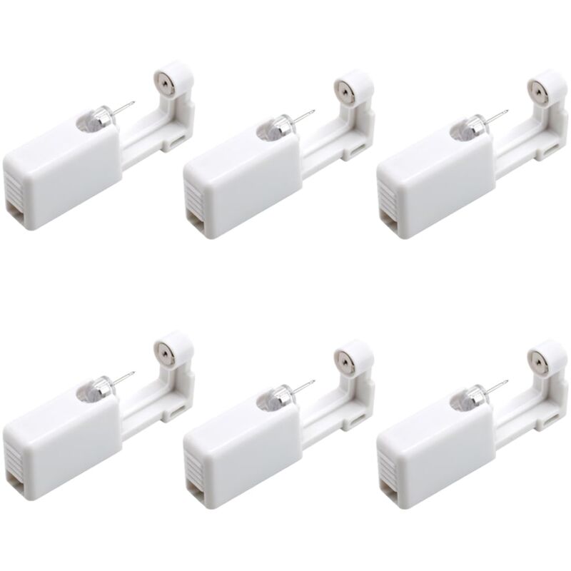 foto del prodotto rapanda confezione da 6 pistole per piercing all orecchio, kit pistola sterile monouso per piercing all orecchio e al naso, kit per piercing