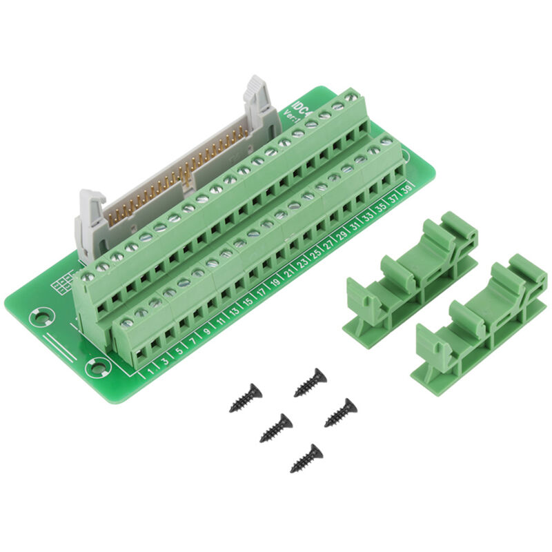 foto del prodotto rapanda connecteur de bornier de carte de d rivation d en t te m le 40 broches idc40p interface plc avec support