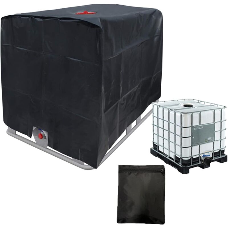 foto del prodotto rapanda copertura protettiva per cisterna ibc 600 800 1000 l, per cisterna acqua piovana, pellicola protettiva resistente ai raggi uv, accessori da