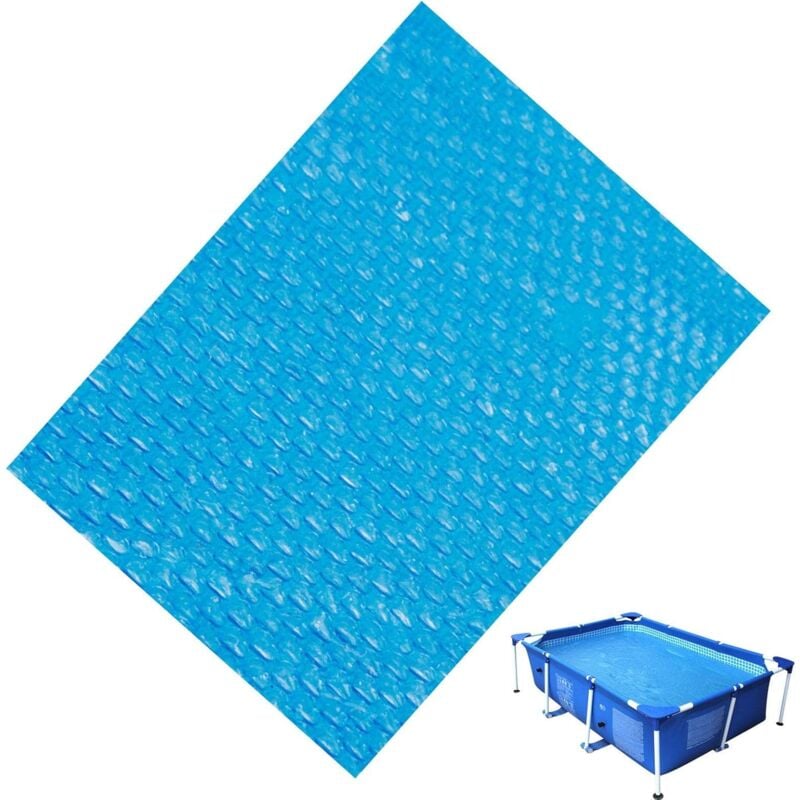 foto del prodotto rapanda coperture solari per piscine, rettangolari quadrate, protezione solare per vasca idromassaggio, antipioggia, antipolvere, protezione uv,