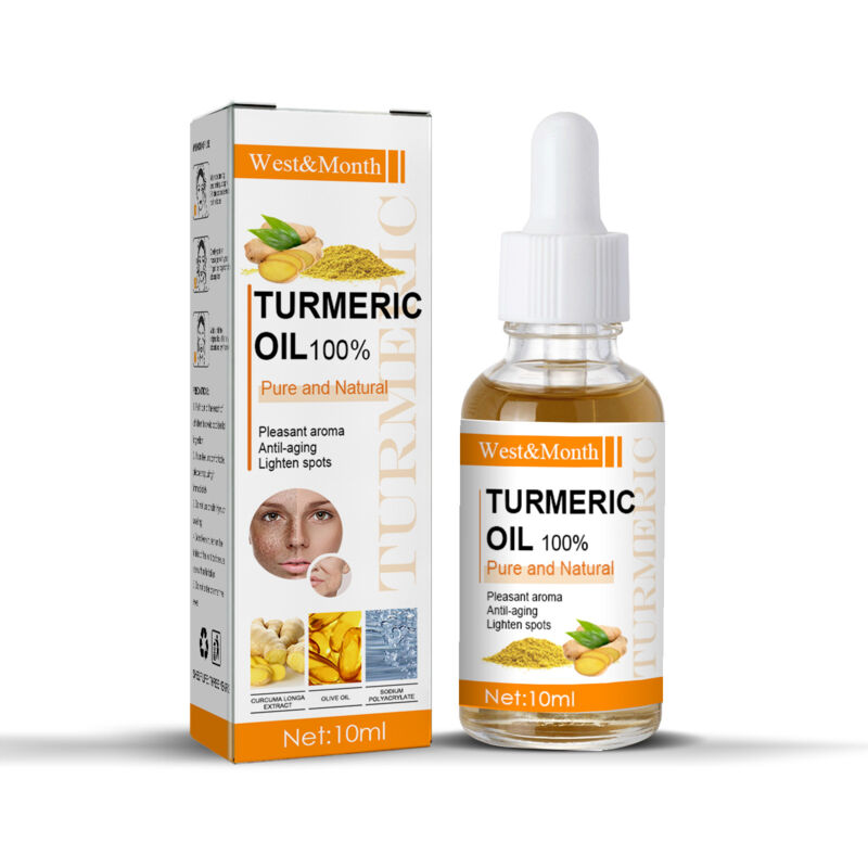 foto del prodotto rapanda correttore macchie alla curcuma 10 ml, olio siero correttore macchie scure alla curcuma, siero alla curcuma per macchie scure 1 pezzo 