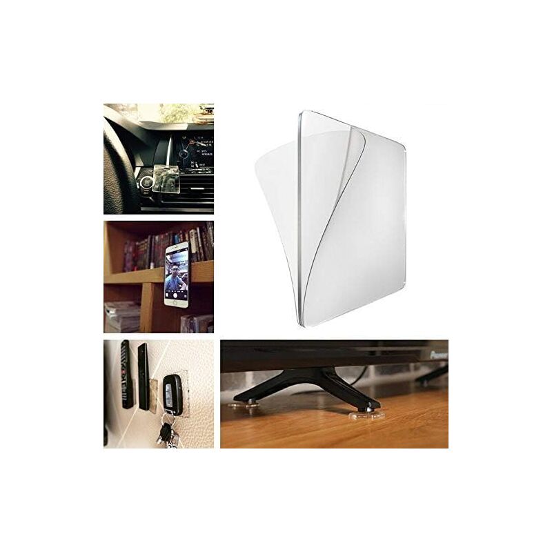 foto del prodotto rapanda cuscinetti in gel di silicone super adesivi cuscinetti versatili per auto, casa, cellulare e accessori. facile da rimuovere, attaccare