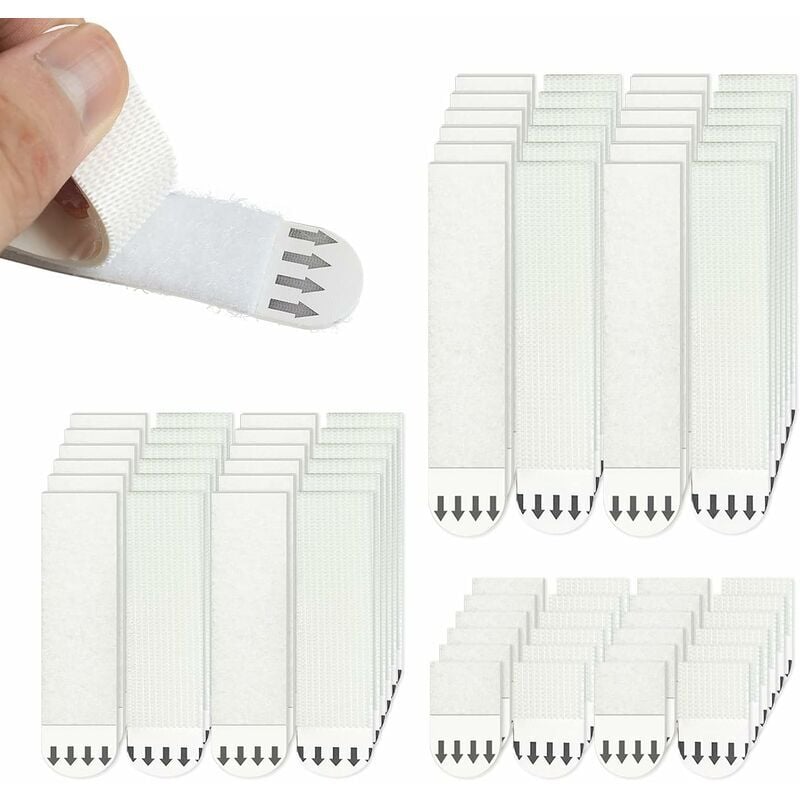foto del prodotto rapanda gancio, linguette per appendere quadri da 36 pezzi, s m l per appendere quadri senza forare, strisce adesive per appendere cornici e