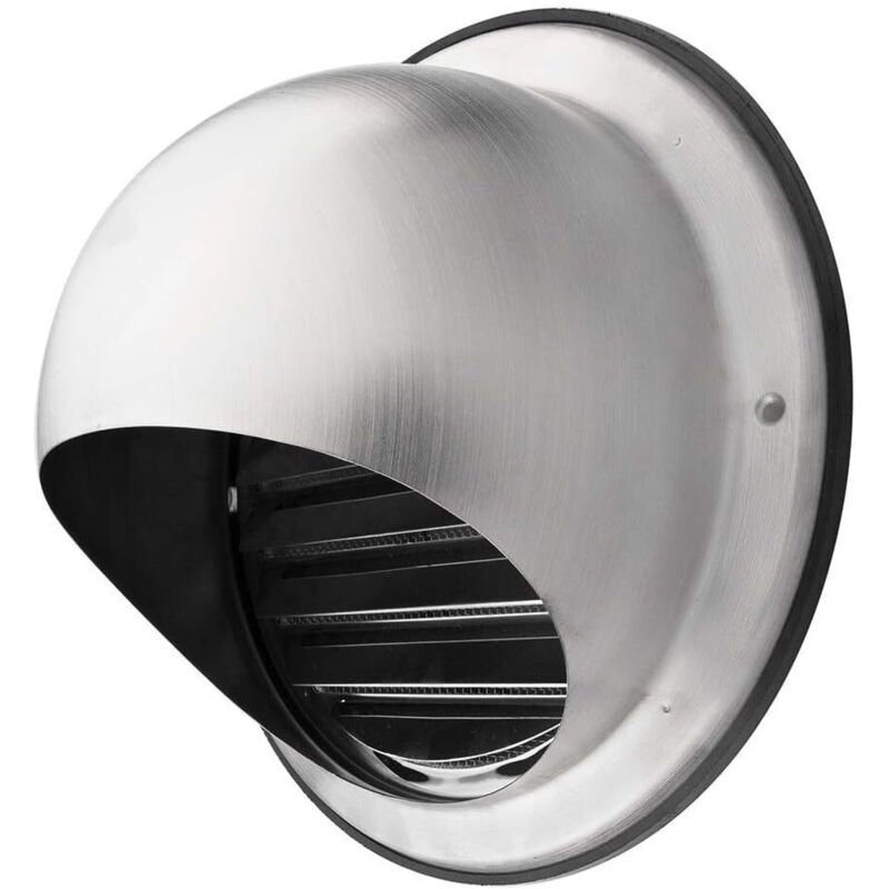 foto del prodotto rapanda - griglia di ventilazione da 120 mm griglia di ventilazione in acciaio inossidabile di alta qualità griglia di ventilazione esterna con zanzariera protegge la facciata e impedisce l'ingresso di aria fre