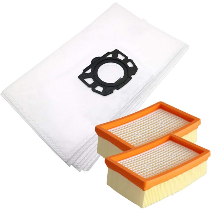 foto del prodotto rapanda kit 10 sacchetti 2 filtri per aspirapolvere karcher wd4 wd5 mv4