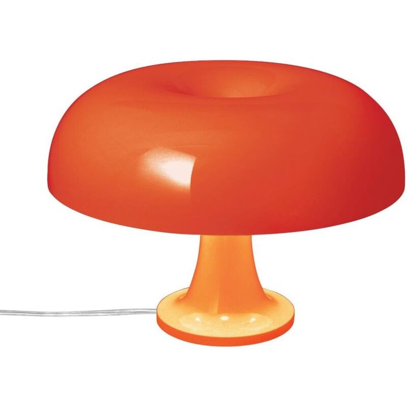 foto del prodotto rapanda lampada da tavolo lampada da tavolo in policarbonato arancione dai quattro lampadine 