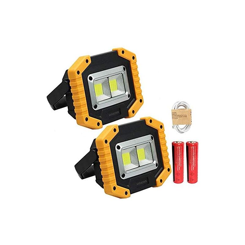 foto del prodotto rapanda lampada frontale a led ricaricabile da 30 w, lampada frontale portatile con porta usb, impermeabile, per escursionismo, campeggio,