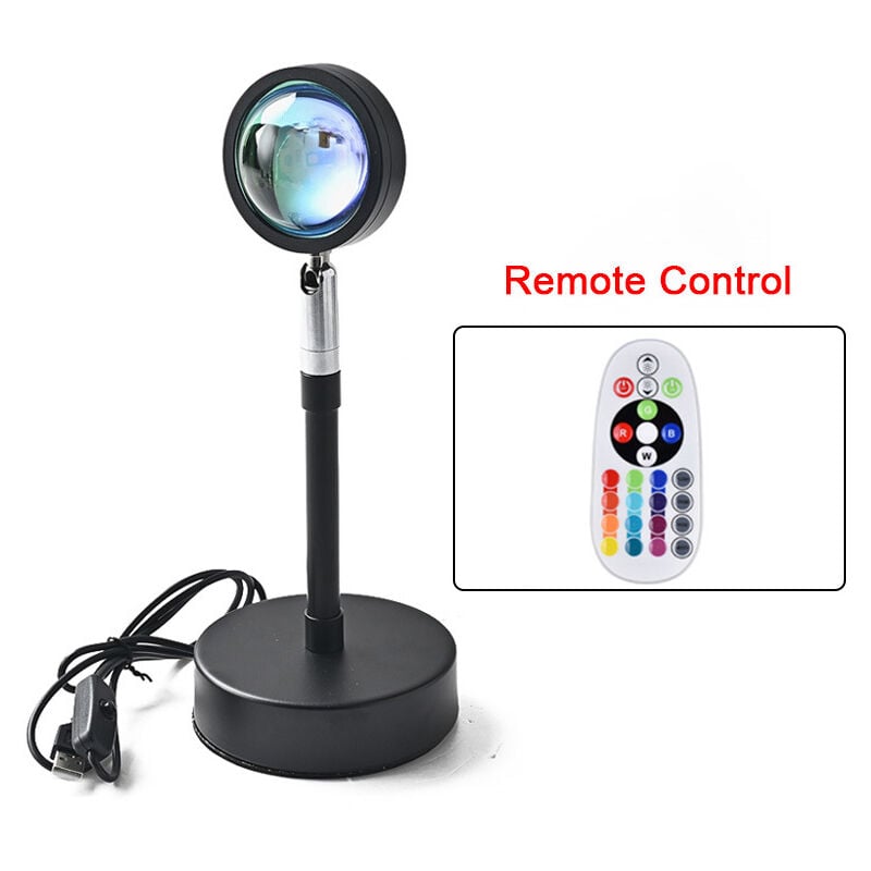 foto del prodotto rapanda lampe de projecteur coucher soleil pour d coration d int rieur photographie veilleuse led d ambiance avec chargement usb lampe de coucher