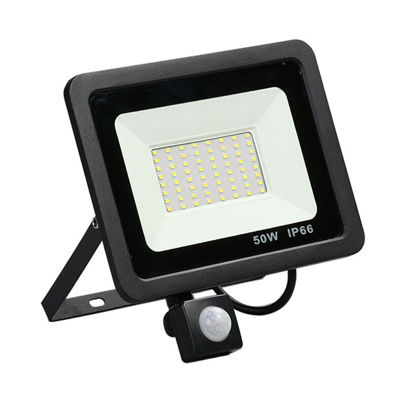 immagine 0 del prodotto rapanda lampes de s curit d ext rieur 50 w avec d tecteur de mouvement, 4500 lumens, 6500 k, lampe de s curit pir, projecteur led, ip66, lampe de