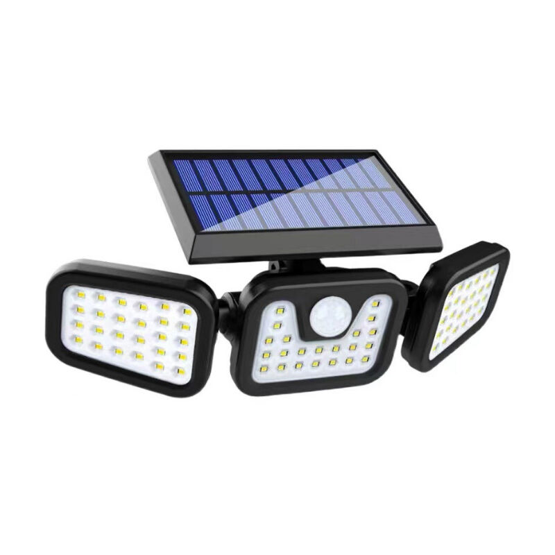 foto del prodotto rapanda luci led di sicurezza solare, illuminazione grandangolare con sensore di movimento