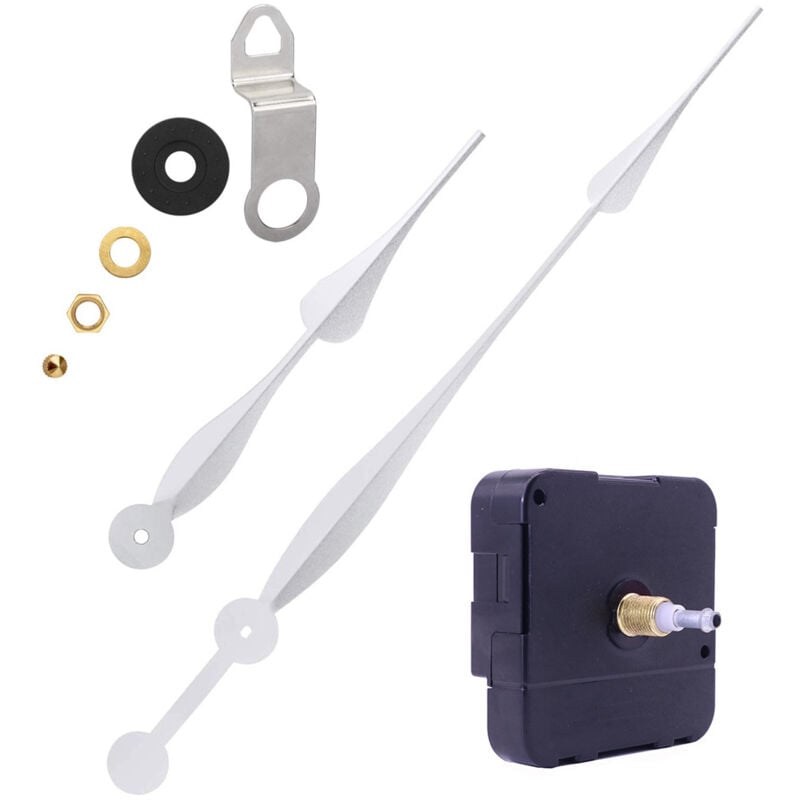 foto del prodotto rapanda meccanismo di sostituzione del movimento dell orologio a coppia elevata con lancette per quadranti di diametro superiore a 60 cm argento