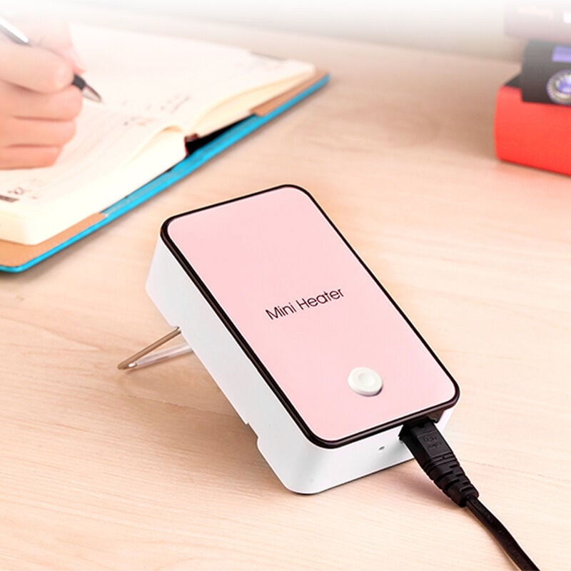 immagine 0 del prodotto rapanda mini riscaldatore portatile da 200 w, piccolo riscaldatore elettrico da tavolo, 220 v, sicuro e a risparmio energetico, adatto per ufficio,