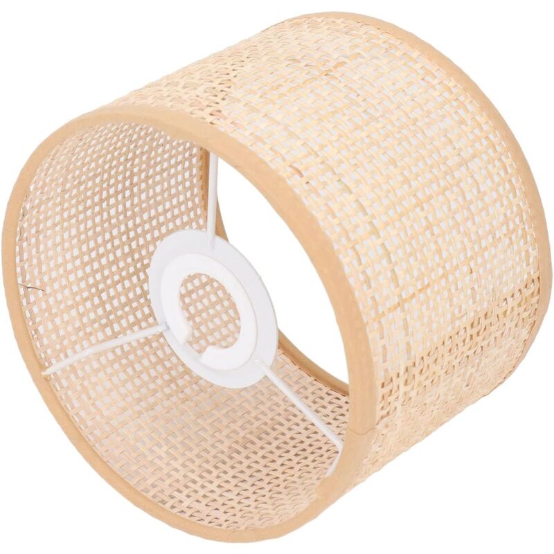 foto del prodotto rapanda paralume intrecciato, coprilampada a clip per tamburo, accessorio per la decorazione della casa