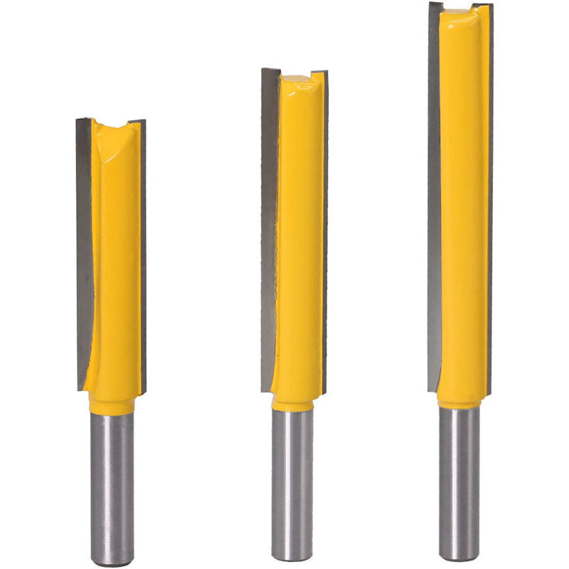 foto del prodotto rapanda per fresatrice, coltello dritto esteso da 3 pezzi con 8 manici, coltello per scanalatura, coltello dritto a doppio taglio, macchina per