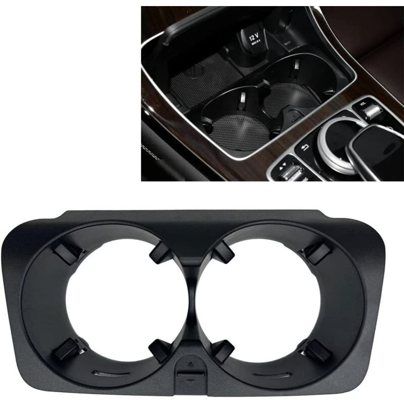 foto del prodotto rapanda portabicchieri per auto w205, portabicchieri per console centrale a2056800691 sostituzione portabicchieri per auto mercedes classe c w205 