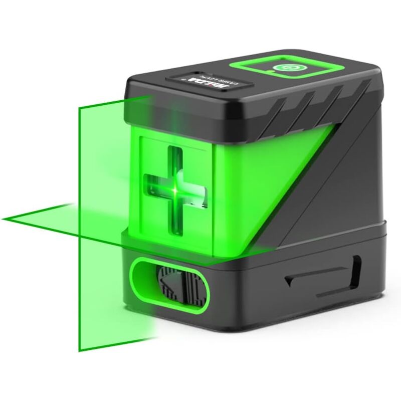 foto del prodotto rapanda portatile ad alta luminosit 2 linee verdi livellano le linee orizzontali verticali 4 funzione autolivellante strumento di livellamento