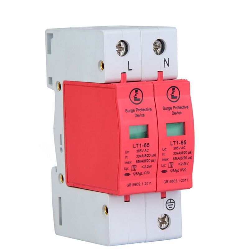 foto del prodotto rapanda protection contre la foudre surtension ac protecteur de surtension 2p 2p65ka 