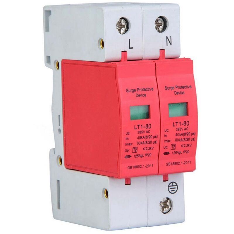 foto del prodotto rapanda protection contre la foudre surtension ac protecteur de surtension 2p 2p80ka 
