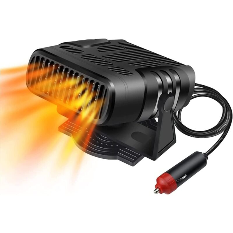 foto del prodotto rapanda riscaldatore per auto, riscaldatore per auto portatile 12v 120w, abbassa il liquido di raffreddamento del parabrezza dell auto 1 in 2