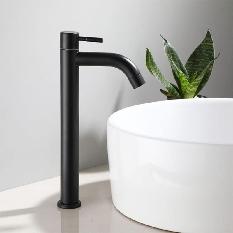 foto del prodotto rapanda rubinetto per lavandino del bagno, rubinetto per miscelatore caldo e freddo con maniglia singola in acciaio inossidabile, rubinetto per