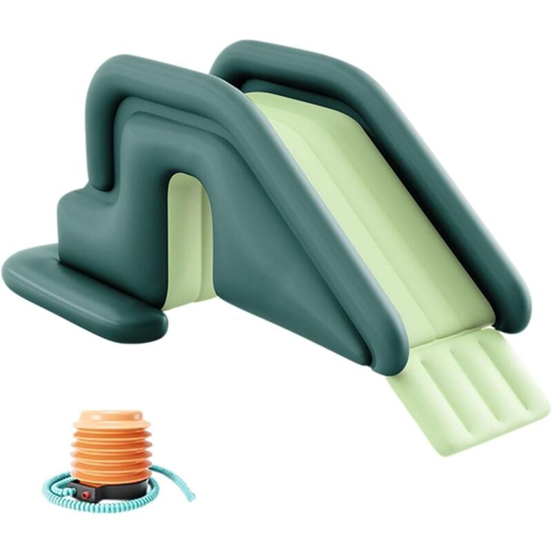 foto del prodotto rapanda scivolo gonfiabile per piscina, accessori per piscine estive, scala universale per trampolino, scivolo da giardino