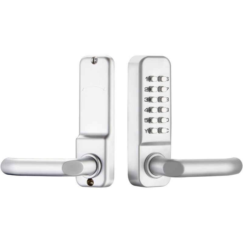 immagine 0 del prodotto rapanda serrure de porte m canique num rique avec poign e, serrure combinaison de 1 11 chiffres serrure code m canique tanche en alliage de