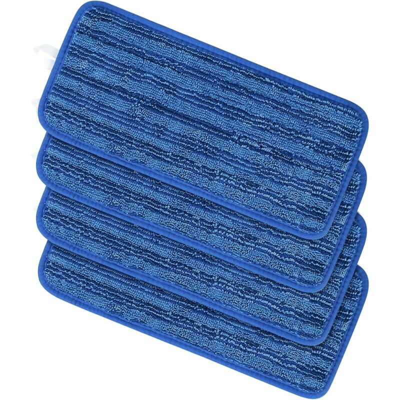 foto del prodotto rapanda set di 4 salviette riutilizzabili per swiffer wet jet panno sostitutivo per swiffer wet jet mop spray mop in microfibra lavabile pulisci