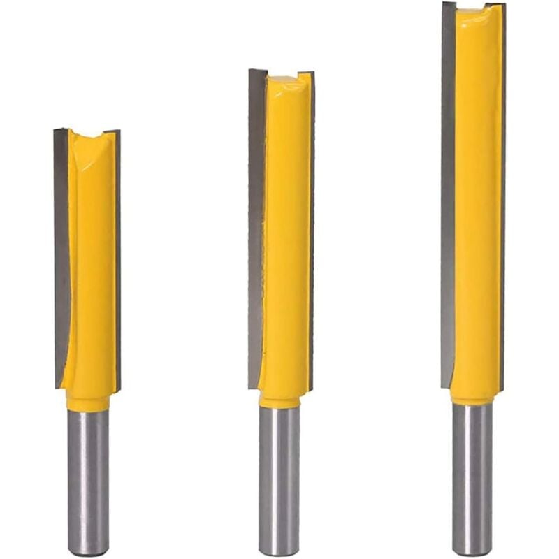 foto del prodotto rapanda set di punte per fresatrice set di punte diritte con gambo da 8 mm fresa per legno in carburo utensili per la lavorazione del legno 3 pezzi