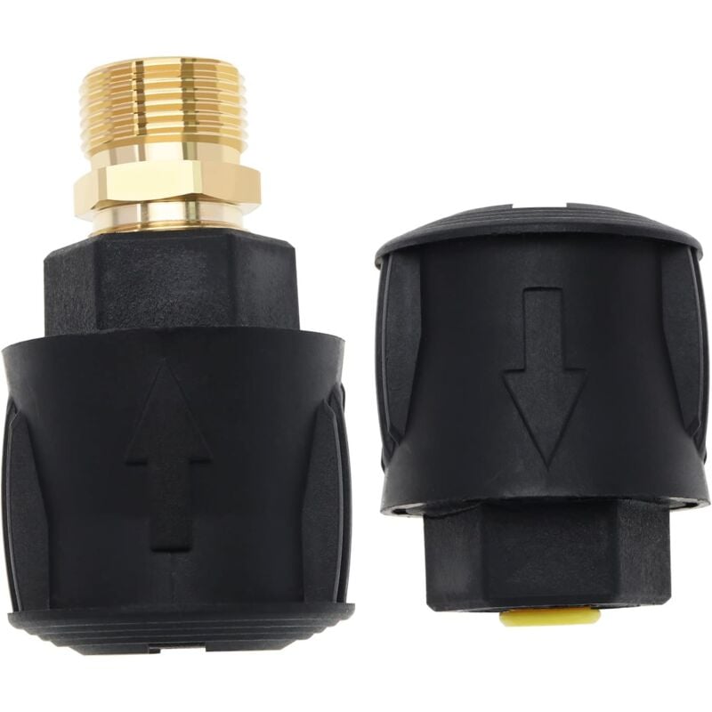 foto del prodotto rapanda set di ricambio per connettore a collegamento rapido ad alta pressione compatibile con tubi a collegamento rapido karcher k2 k7 adattatore