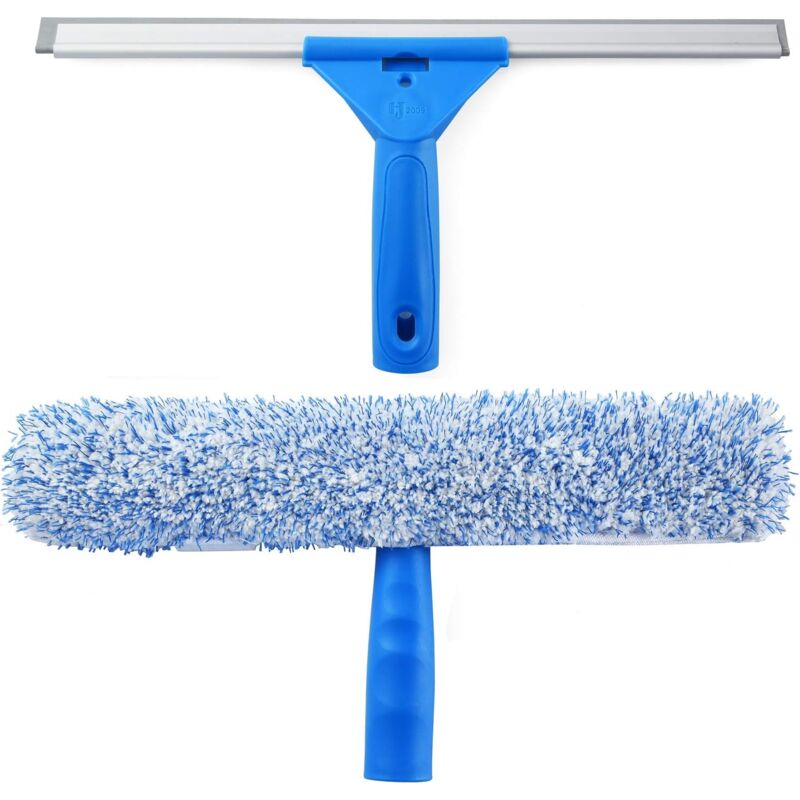 foto del prodotto rapanda tergivetro professionale con spazzola in microfibra, larghezza 35 cm, tergivetro per doccia, bagno, auto