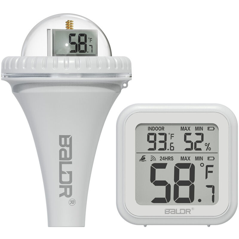 foto del prodotto rapanda termometro per piscina wireless, registrazione dati temporali ad alta precisione, termometro digitale impermeabile per acqua, misuratore di