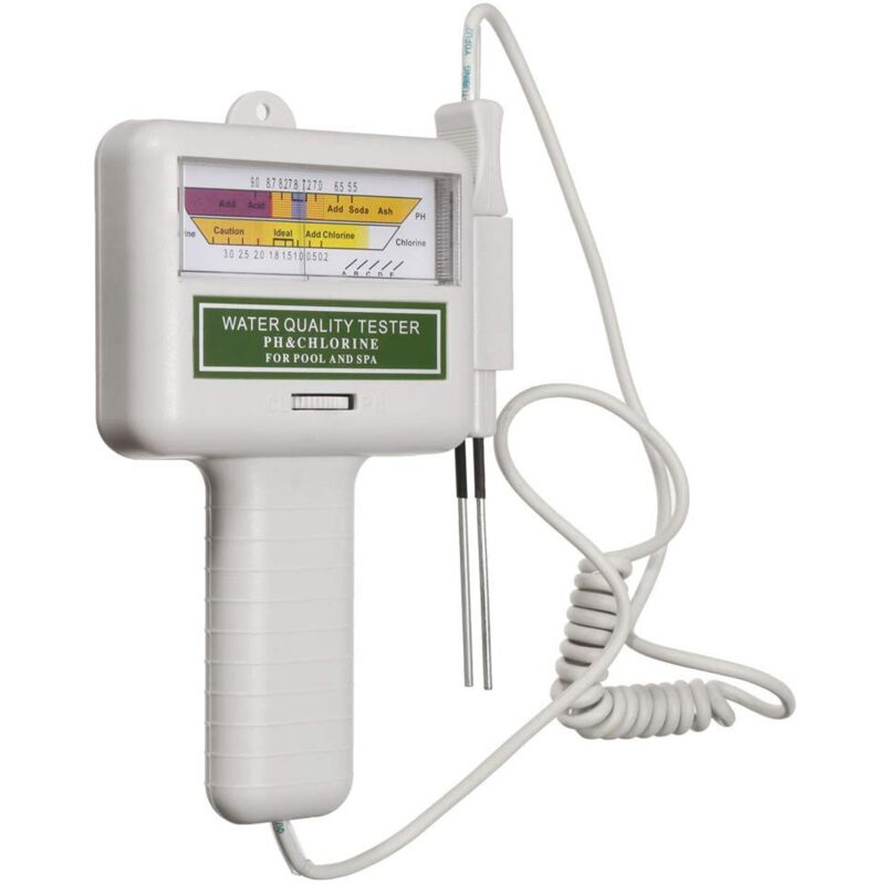 foto del prodotto rapanda tester digitale portatile per ph e cloro, tester per la qualit dell acqua, misuratore di cloro, monitor per piscine e spa, controllo della