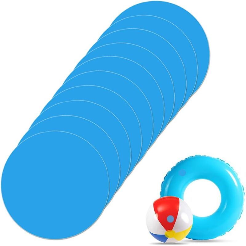 foto del prodotto rapanda toppe autoadesive in pvc per la riparazione di piscine, toppe in vinile per la riparazione di piscine, coperture per barche, toppe per la
