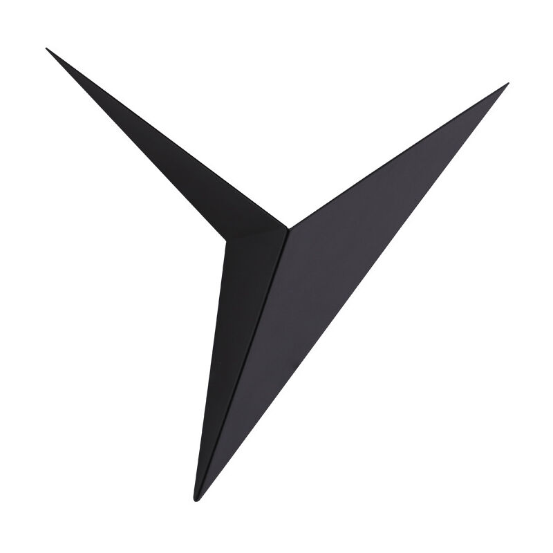 foto del prodotto rapanda triangulaire fer lampe murale led, applique murale noire, applique murale industrielle, luminaires mural int rieur, applique art deco pour
