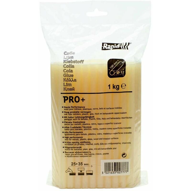 foto del prodotto rapid colla stick miele tipo 602 pro per incollatrici 12 mm 1 kg