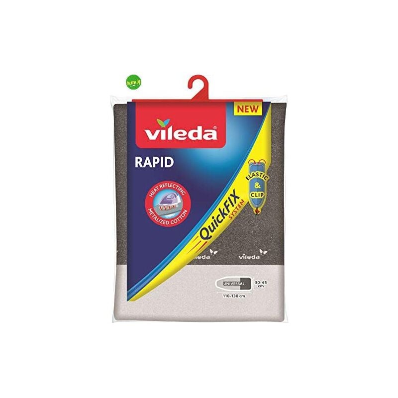 foto del prodotto rapid copertura superiore dell asse da stiro cotone grigio vileda