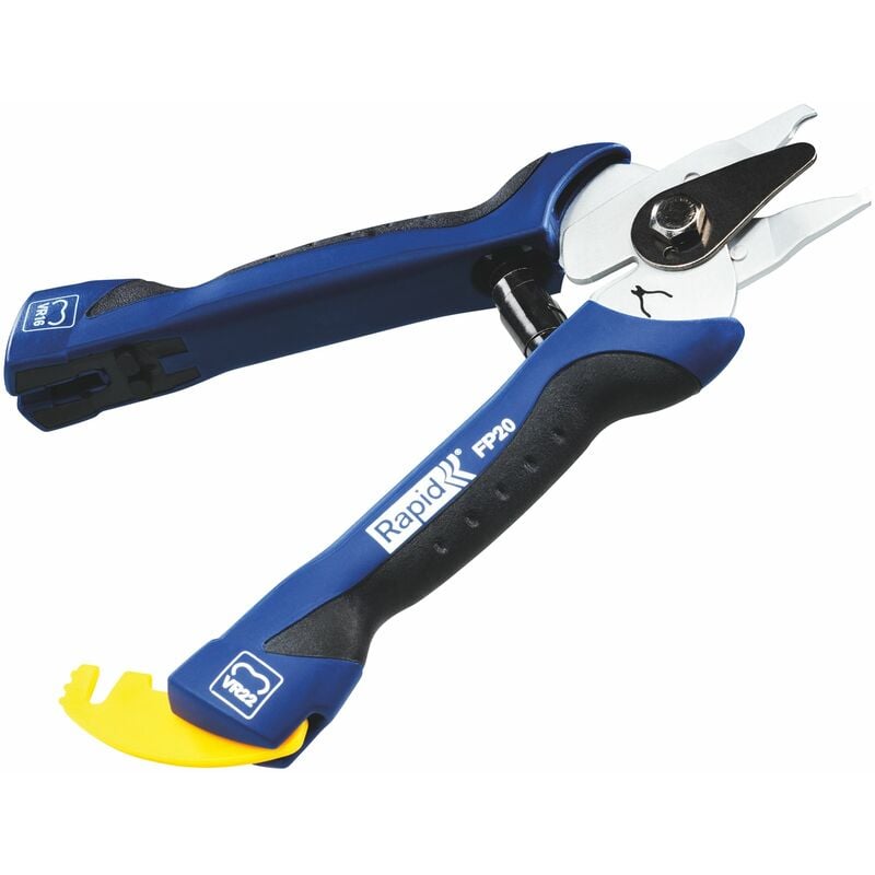 foto del prodotto rapid fp20 pinza per recinzioni e reti metalliche da 2 8 mm e 5 11 mm con impugnatura ergonomica morbida e manico di facile conservazione