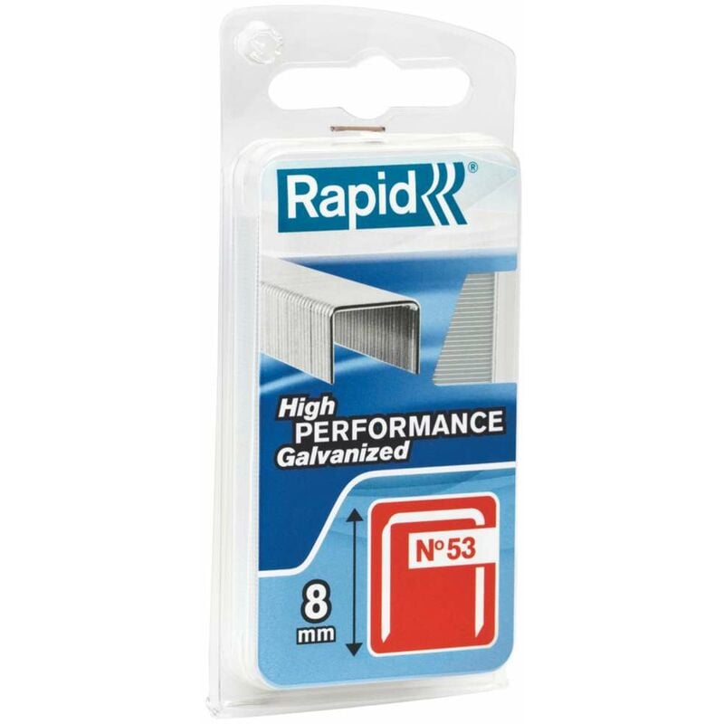 foto del prodotto rapid graffe a filo fine n 53 con punte da 4 mm, confezione 1620 pz